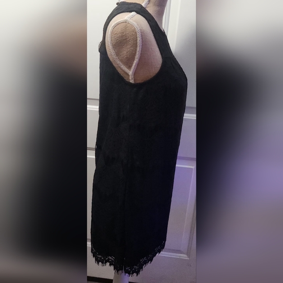 Speechless Black Lace Mini Dress Size S NWT - Picture 4 of 8